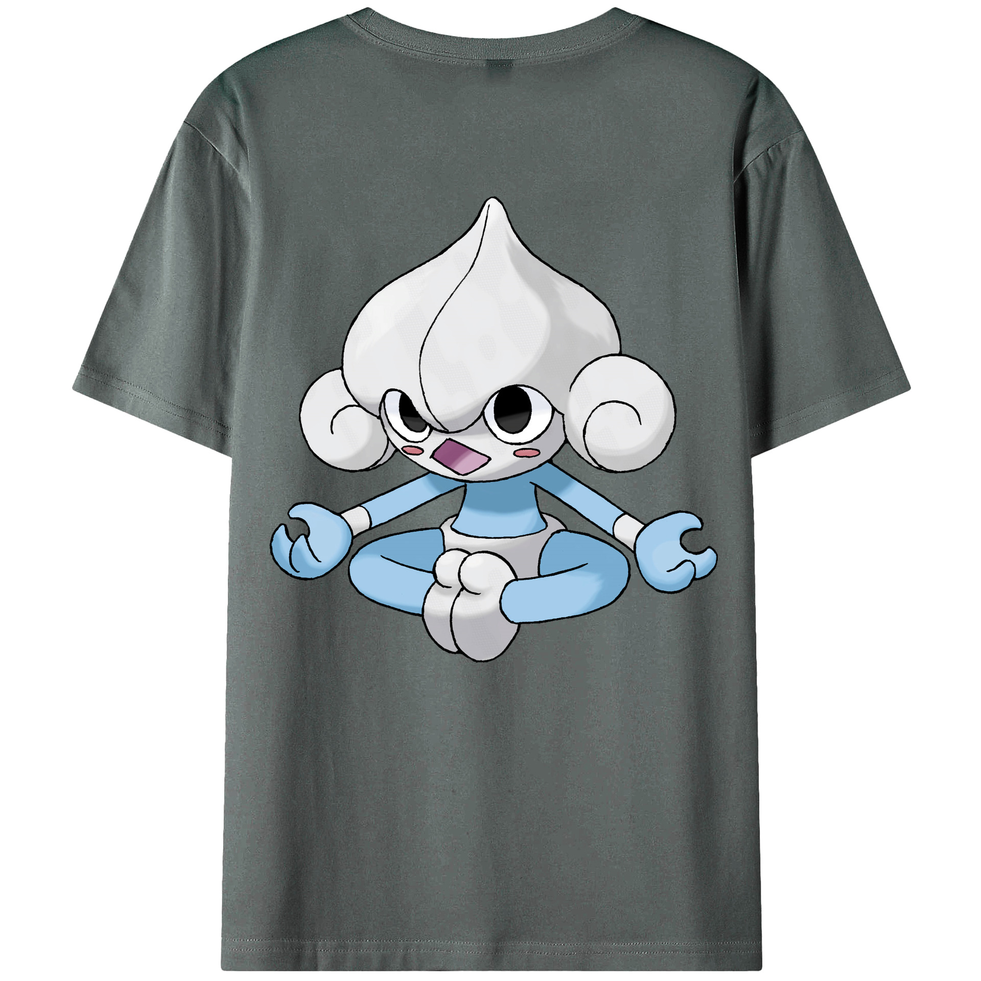 （画像用） ポケットモンスター Pokémon 綿100％ メンズ半袖Tシャツ（バックプリント） 通気性